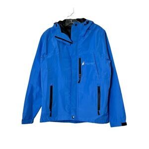 Frogg Toggs Java Toadz 2.5 Zip Up Outdoor Waterproof Breathable Rain Jacket Blue